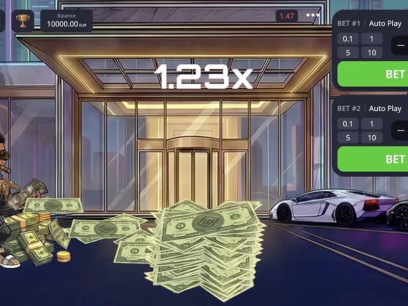 Stack King slot betting panel with dual controls